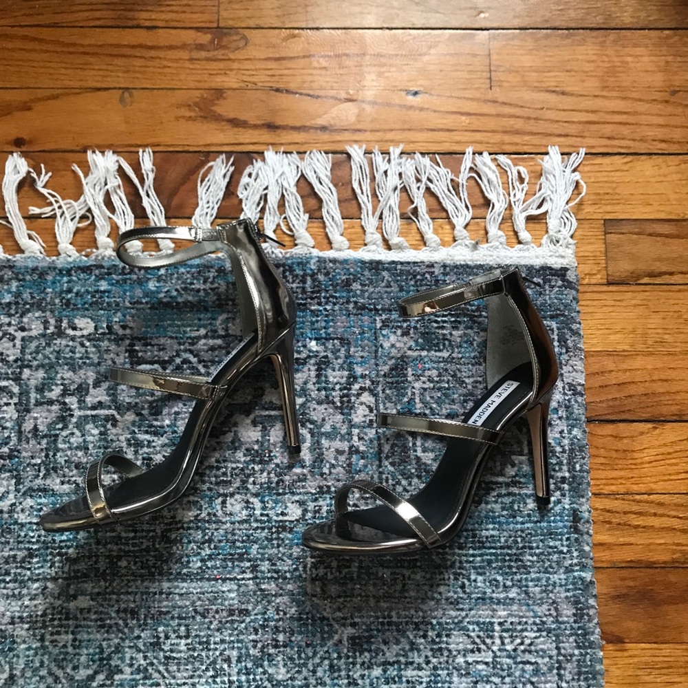 Steve Madden Galaxy Grey Size 8 Women’s Sexy Heels